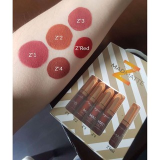 Myca Matte Lip MADMATTE Z เนื้อเนียน (เซต 5 สี )**ของแท้ พร้อมส่ง