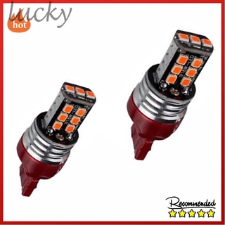 หลอดไฟ led 7443 socket t 20 สีแดงสําหรับรถยนต์