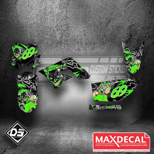 สติ๊กเกอร์ DECAL KLX L Joker