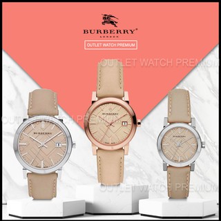 OUTLET WATCH นาฬิกา Burberry OWB298 นาฬิกาข้อมือผู้หญิง นาฬิกาผู้ชาย แบรนด์เนม Brandname Burberry Watch BU9109