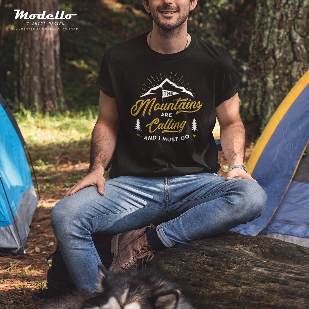 เสื้อยืดคอกลมแฟชั่น เสื้อยืดผู้ชายสกรีนลาย M-020 "มีเก็บเงินปลายทาง"