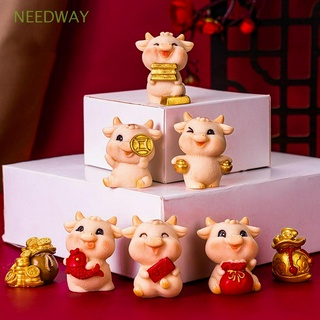 Needway ตุ๊กตาวัวขนาดเล็กสําหรับตกแต่งสวน