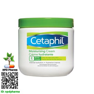 Cetaphil Moisturizing Cream 453g (16oz) เซตาฟิล มอยซ์เจอไรซิ่ง ครีม ชุ่มชื้น ผิวแห้ง