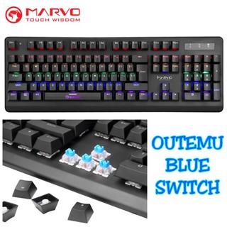 ของแท้ Marvo KG902 แมคคานิคอล คีย์บอร์ด Mechanical Keyboard Blue Switch บลูสวิซต์