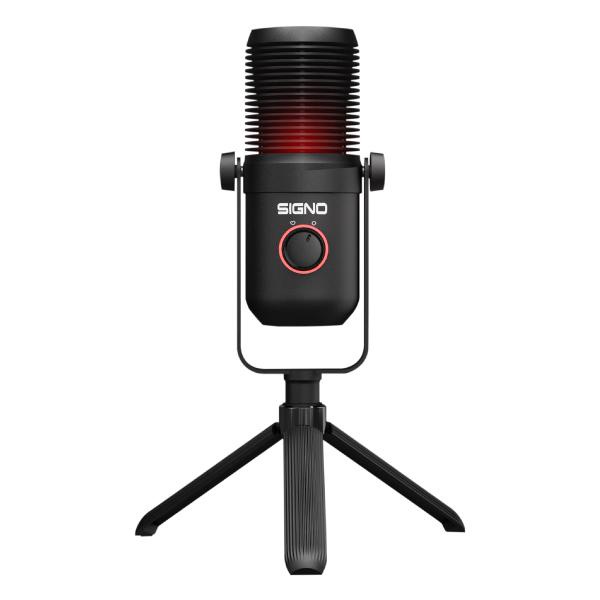 Signo MP-705 MAXXON LED Professional Condenser Microphone USB ไมค์คอนเดนเซอร์ - สีดำ