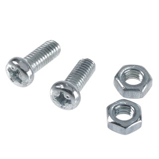 MACHINE SCREW 4X10MM JP NUT 25EA สกรูเกลียวมิลน็อต JP 4X10 MM 25 ตัว สกรู, น๊อตและแหวน อุปกรณ์ยึดติด เครื่องมือช่างและฮา