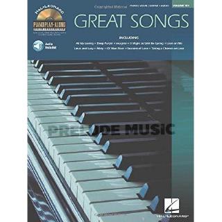 (โค้ดINCSM2Lลด70฿) Great Songs: Piano Play-Along Volume 104 with Two CDs (HL00312054)