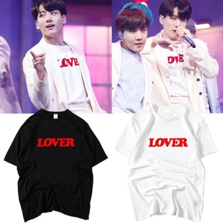 &lt;พร้อมส่ง&gt; เสื้อยืด สกรีนลาย kpop tshirt jungkook BTS