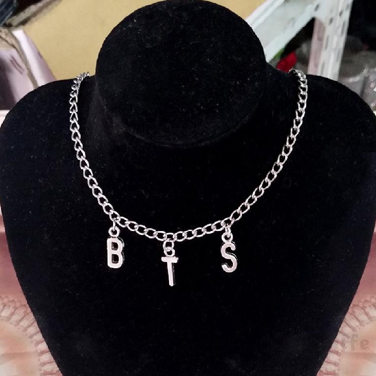 Ready Stock] COD BTS Bangtan ARMY Boy KPOP BT21 สร้อยคอจี้จดหมายที่ปรับ ...