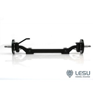 LESU Aluminum Front End Steering Set Black for Tamiya 1/14 Tractor Truck (Q-9052)