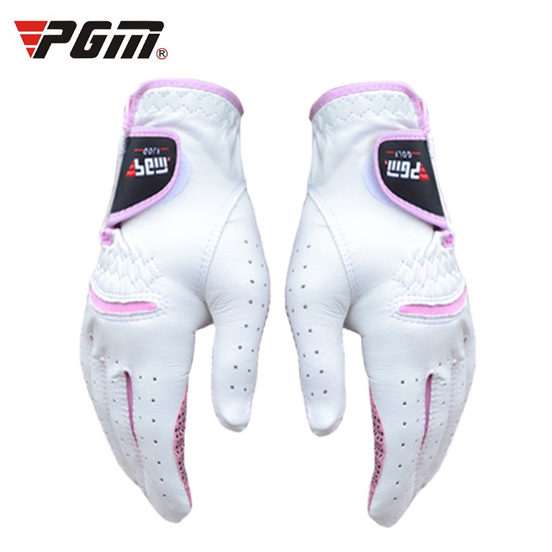 Pgm โรงงานขายตรงถุงมือกอล์ฟสุภาพสตรี GOLF Lambskin กันลื่นทนต่อการสึกหรอรับการปรับแต่ง