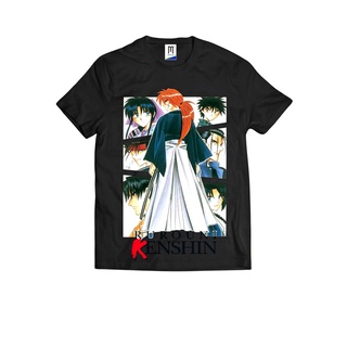 ผ้าฝ้ายแท้Am103 | เสื้อยืด พิมพ์ลายอนิเมะ RUROUNI KENSHIN MERCHCONS APPAREL สําหรับผู้ชาย | ขนาดกลางแจ้งS-4XL