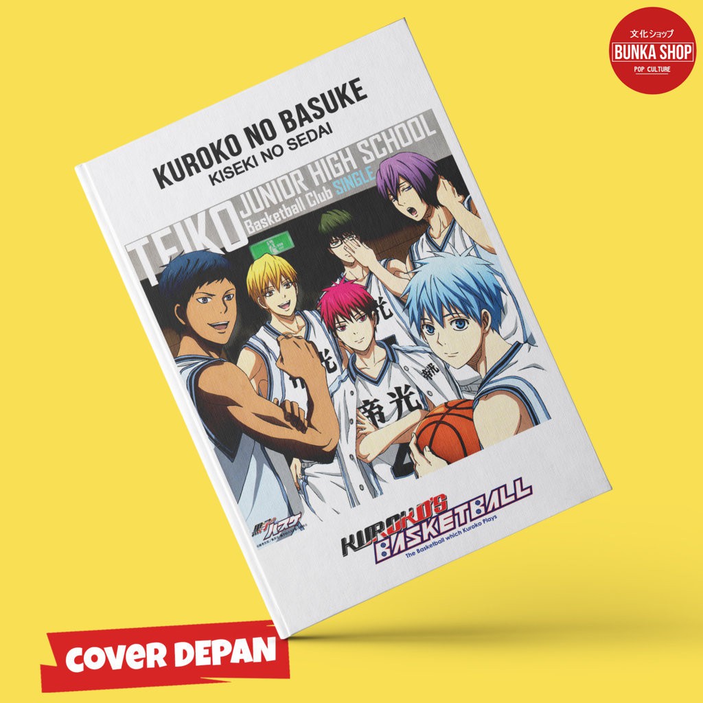 หนังสือหมายเหตุอะนิเมะ Kuroko no Basuke Teiko Kiseki no Sedai ปกแข็ง A5 Notebook Note Agendai