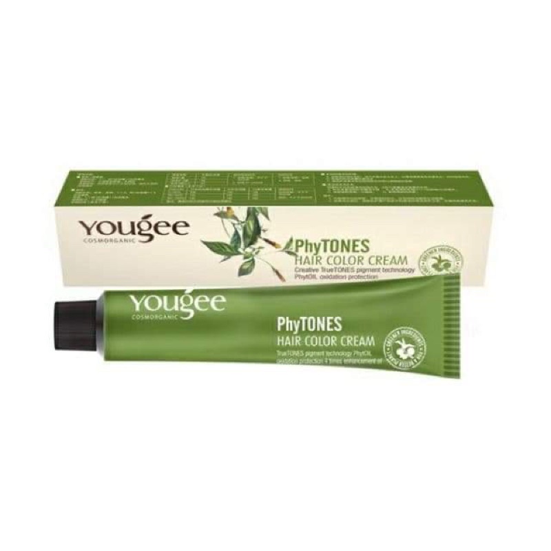 ครีมเปลี่ยนสีผมยูจี สีย้อมผมออแกนิก Yougee Phytones Hair Color Cream 100 ml.