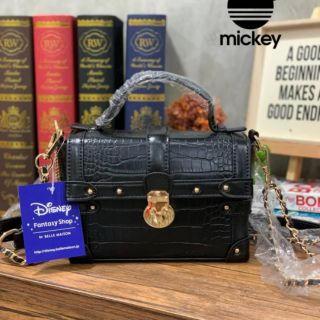 Mickey Croc Embossed Crossbody bag กระเป๋าถือหรือสะพายครอสบอดี้