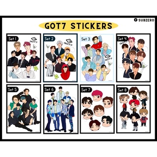 สติ้กเกอร์ Got7 Fanart กันนํ้า ไดคัท