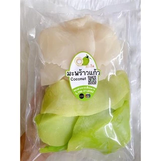 มะพร้าวแก้วเกรดA 500กรัม เนื้อนิ่ม หวานน้อย ไร้เกล็ดน้ำตาล(แพคสูญญากาศ)