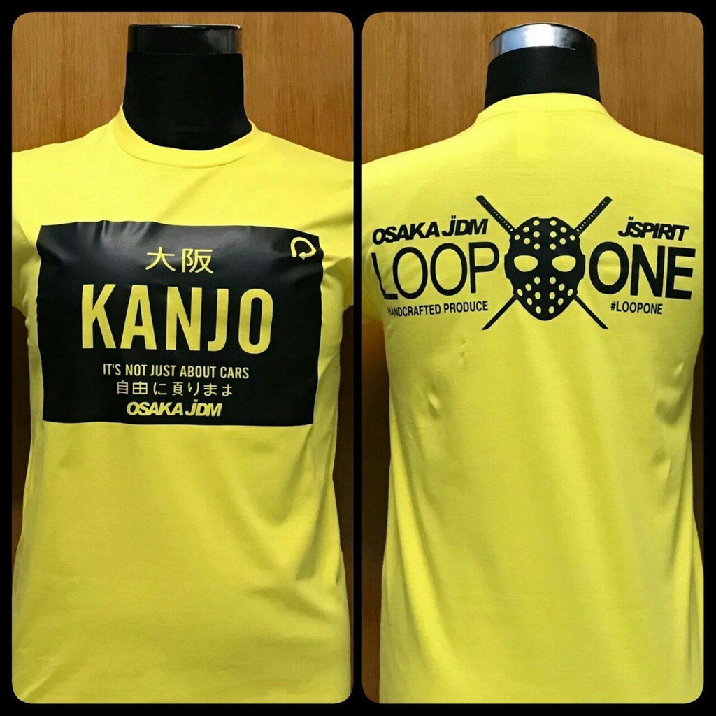 ◄❈Kanjozoku Kanjo Osaka JDM *D1 (Black+ Yellow Tshirt)