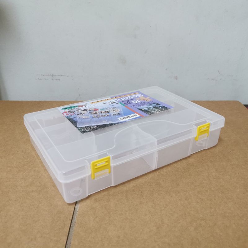 กล่องใส่ของ แบ่งช่อง 10 ช่อง แบ่งสัดส่วนได้ 4401