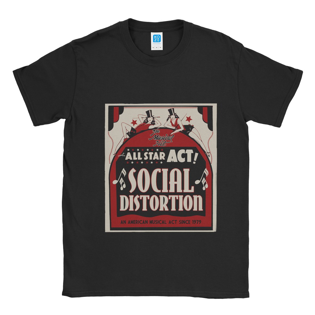 เสื้อยืดวง Social Distortion Vakoou