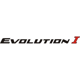 "EVO LUTION"สติ๊กเกอร์ติดข้างประตู