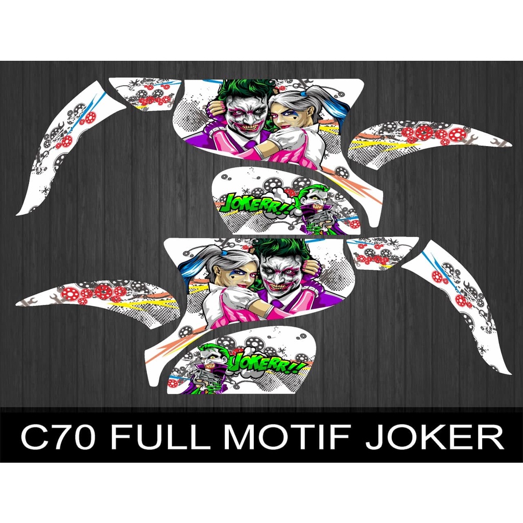C70 FULL JOKER MOTIF DECAL STRIPING สติ๊กเกอร์