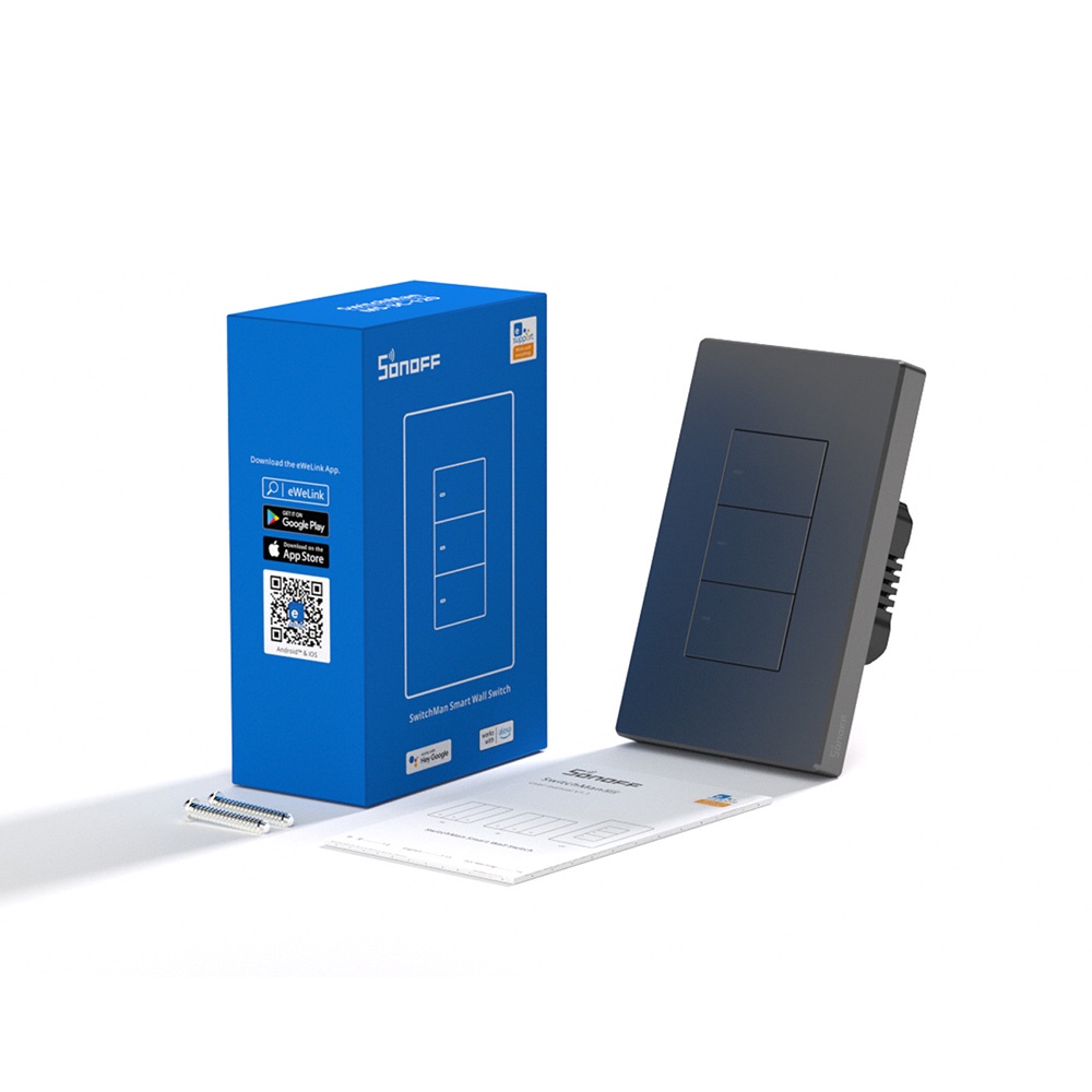 ใหม่ล่าสุดSonoff Wall Switch M5 120 (1C,2C,3C) *****จำเป็นต้องมีสาย Neutron เพื่อต่อเข้ากับอุปกรณ์ทุกรุ่น - รูปที่ 2