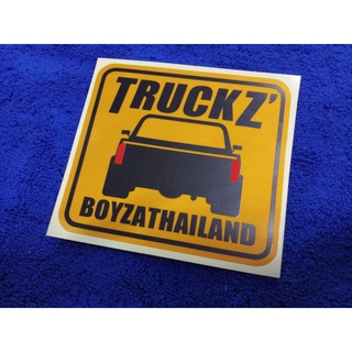 B.S.D สติกเกอร์แต่งรถ TRUCKZ 12×11cm 1ชิ้น