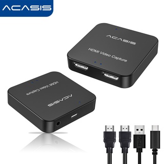 ACASIS 60FPS HDMI Video Capture Card HD33 1080P  สำหรับ ต่อกล้อง ไลฟ์สด สตรีม แคสเกมส์