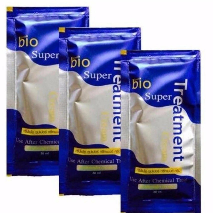 Green Bio Super Treatment ไบโอทรีทเมนท์ครีม (30 ml.  x 6 ซอง)