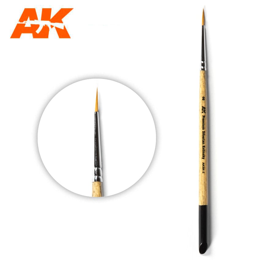 สี AK - แปรง SIBERIAN KOLINSKY PREMIUM – 2