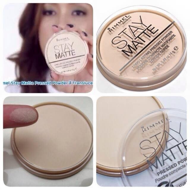 Rimmel Stay Matte Pressed Powder สี 001 Transparent