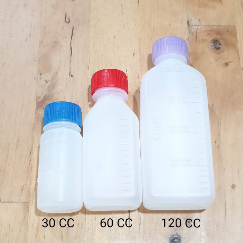 ขวดพลาสติก Medical grade plastic 30cc 60cc 120cc ขวดยาน้ำ