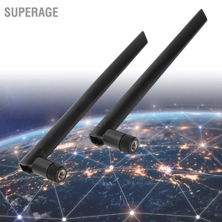 Superage สายเคเบิ้ล Ipex4 To Sma 2 ชิ้นสําหรับเสาอากาศ M.2 Wifi บลูทูธ External + เสาอากาศ 8Db