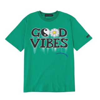 .V GOD.VIBES เสื้อยืดโอเวอร์ไซส์