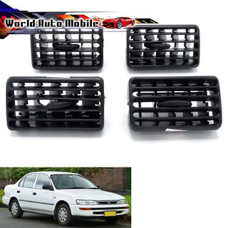 ช่องแอร์ Set สี black Corolla Ae100 Toyota 4 ประตู ปี1991 - 1995