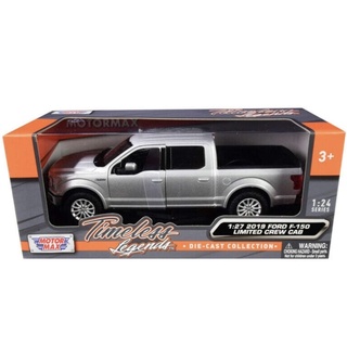 1:27 Timeless Legends รุ่น 2019 Ford F-150 Limited Crew Cab สีเงิน [Motormax]