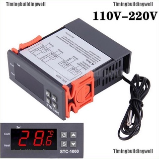 Twth เทอร์โมสตัทเซนเซอร์ควบคุมอุณหภูมิตู้ปลา อเนกประสงค์ 110V-220V STC-1000