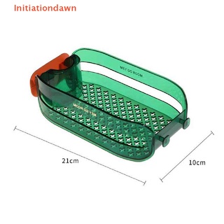 [Initiationdawn] 2 in 1 ที่แขวนก๊อกน้ําอ่างล้างจาน ห้องครัว ห้องน้ํา จัดระเบียบ ที่วางฟองน้ํา ผัก ผลไม้