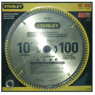 Stanley ใบเลื่อยวงเดือน ขนาด 10" 100 ฟัน