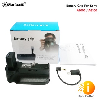 Battery Grip Shutter B รุ่น A6000/A6300/A6400 (VG-A6300 Replacement)