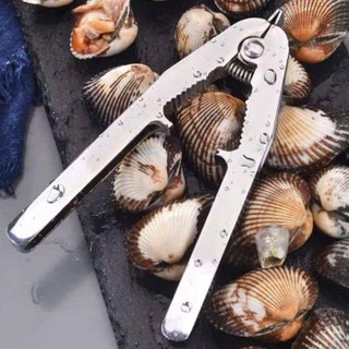 (พร้อมส่ง) Stainless steel scallop  ที่แกะหอยแครง บีบก้ามปู สแตนเลส ที่แกะหอย แกะหอย