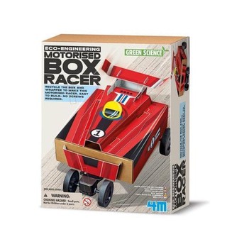 4M ของเล่น รถแข่งกระดาษ Eco Engineering – Motorised Box Racer