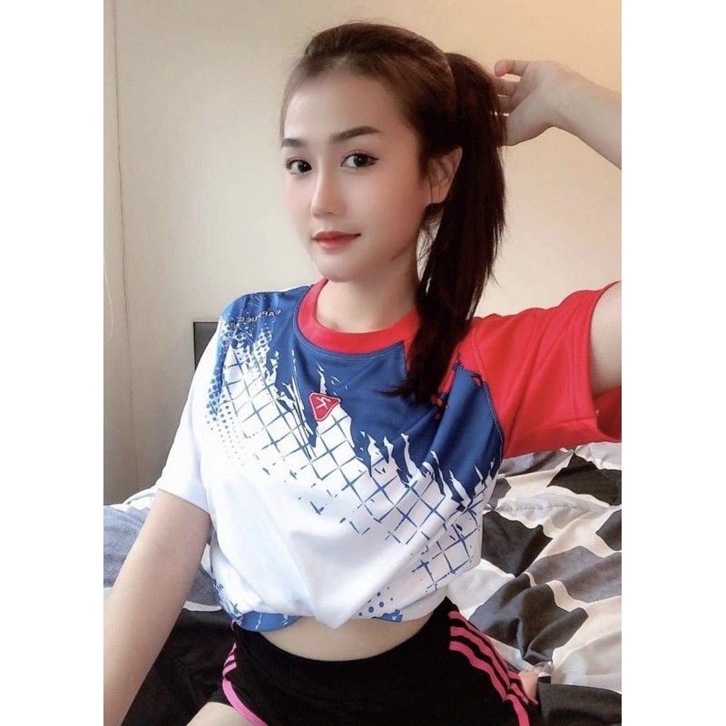 เสื้อกีฬา เสื้อบอล เสื้อวิ่ง เสื้อใส่เล่น ผ้าไมโครเกรดพรีเมี่ยม ระบายอากาศดี ซับเหงื่อ แห้งง่าย ไม่อับชื้น รุ่น *K8*