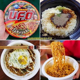 🍜บะหมี่ ufo จาก nissin รสทาโกะยากิ รสนี้ต้องลองงง