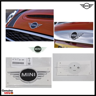 โลโก้มินิแท้ [อะไหล่ Part แท้ MINI] (Genuine MINI®) โลโก้ฝากระโปรงหน้า /โลโก้ฝาท้าย  [Chrome LCI] Gen3 MINI F55/F56/F57