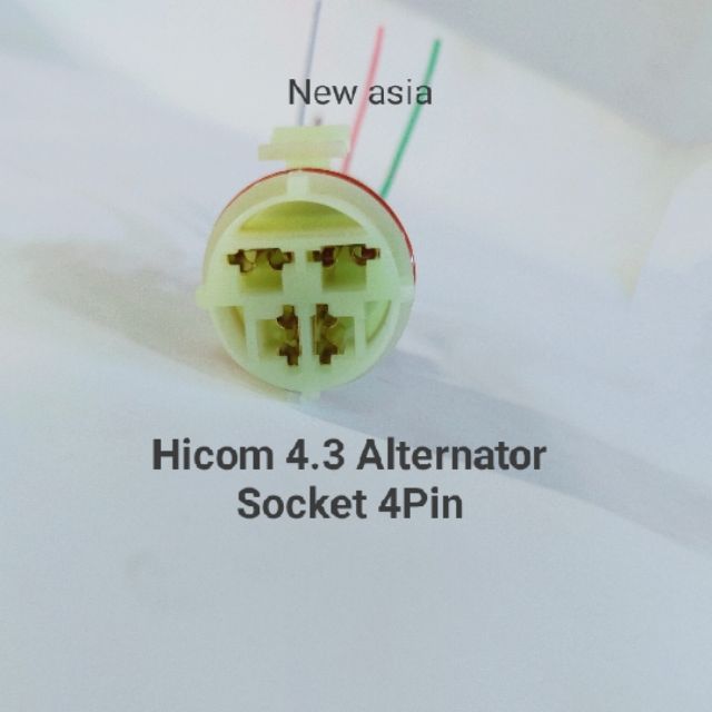SK-1005 4Pin Socket ไดชาร์จ Isuzu Hicom Perkasa 4.3 ไดชาร์จ Socket 4pin