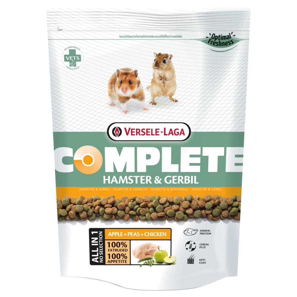 Versele Laga Hamster & Gerbils Food Complete Formula 500g (1 bag) อาหารหนูแฮมเตอร์ หนูเจอร์บิว 500กร