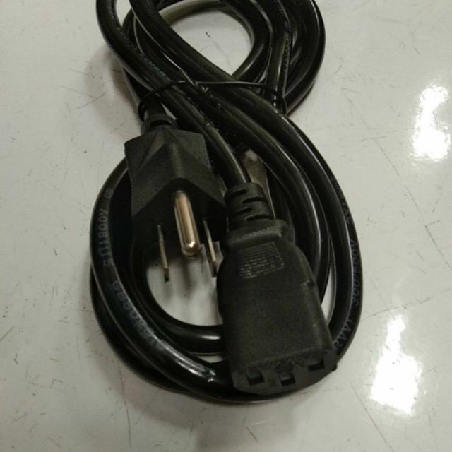 สาย AC POWER ขนาด 1mm สีดำ ความยาว 1.8 เมตร 3เมตร