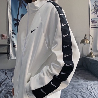 nike sweatshirt with windbreaker sleeves